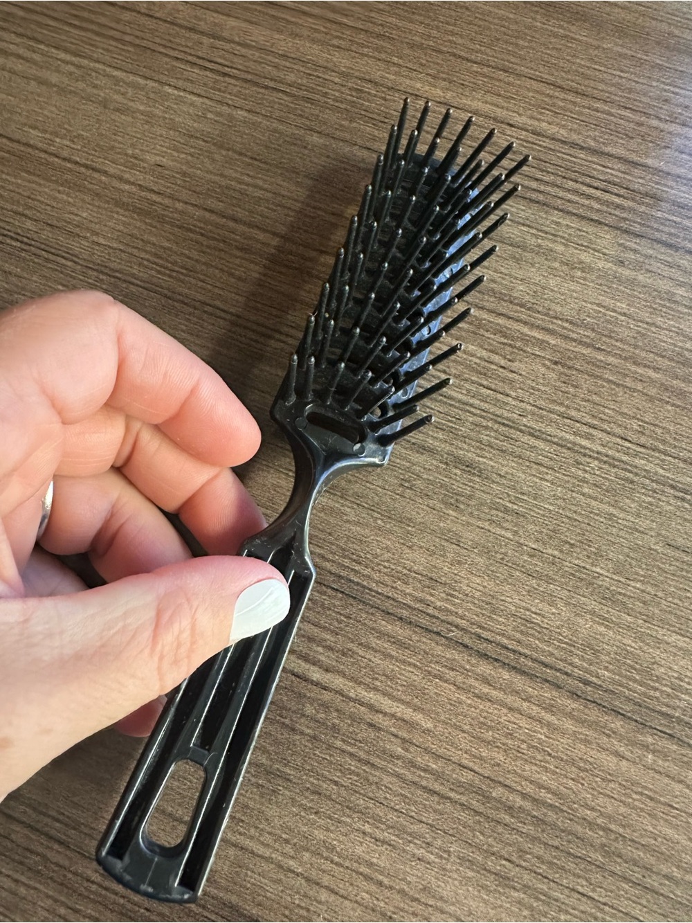 Men's Black Vent Hair Brush - Unbranded